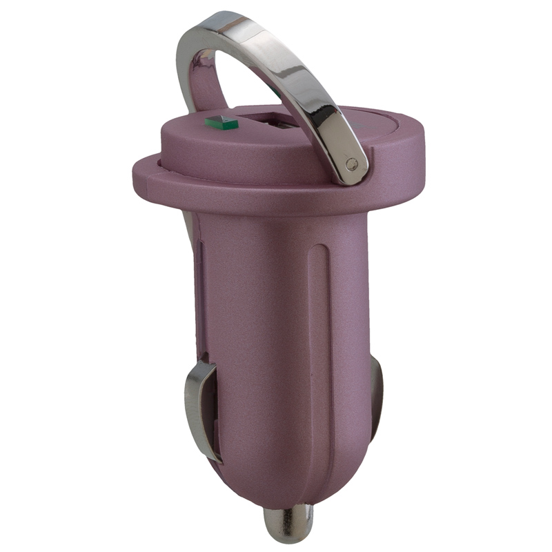 Peter Jäckel Premium USB Car Charger MINI Rubber Rose Gold 1A