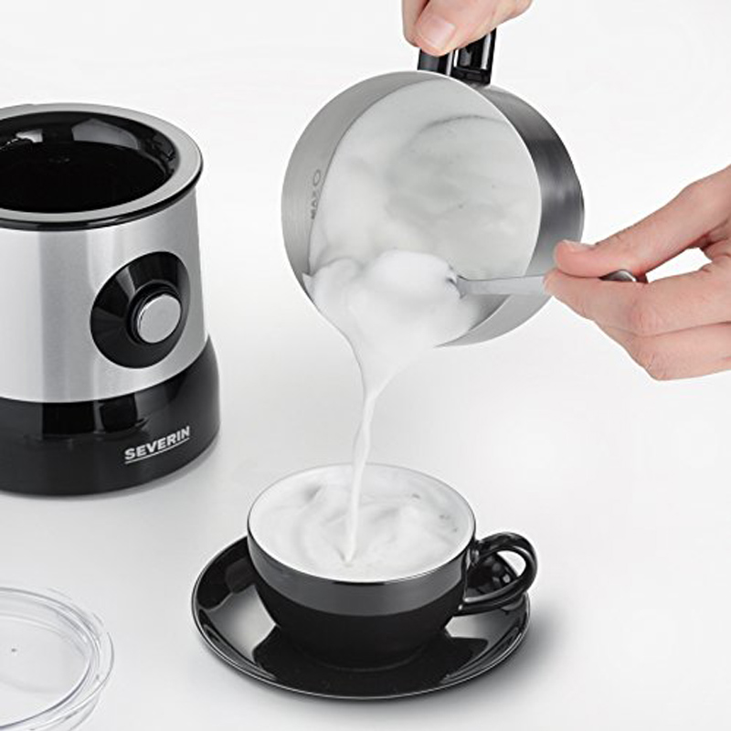 Severin Milchaufschäumer SM 3582 Edelstahl/schwarz