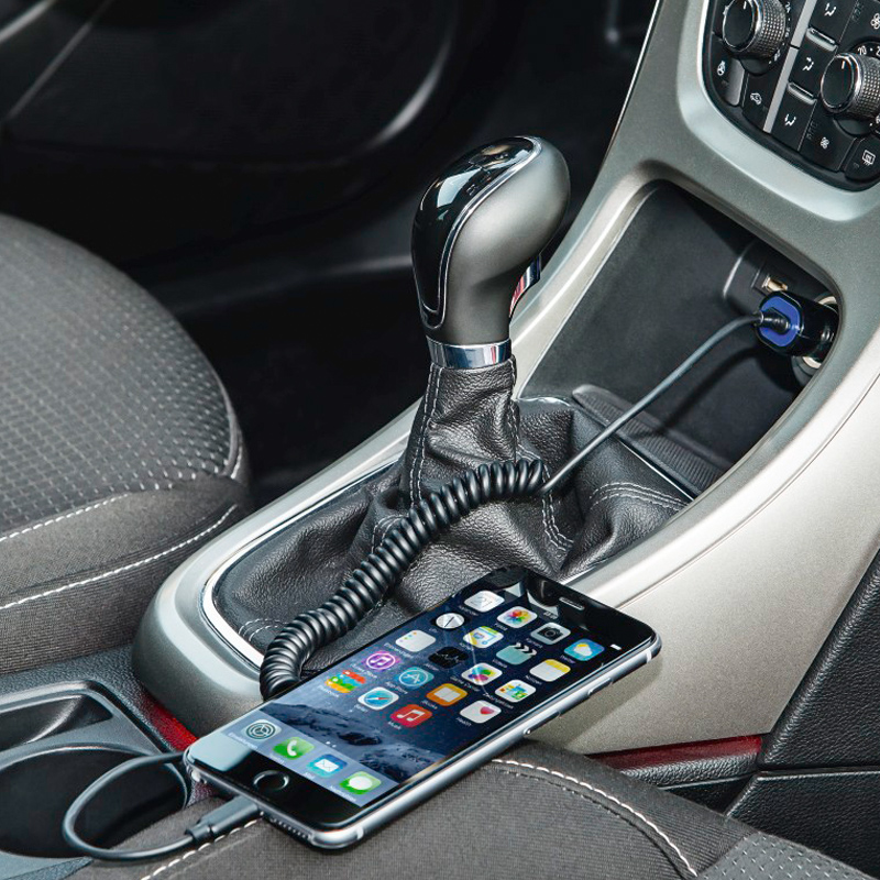 Hama Kfz-Ladegerät, Lightning, 2.4 A, Schwarz