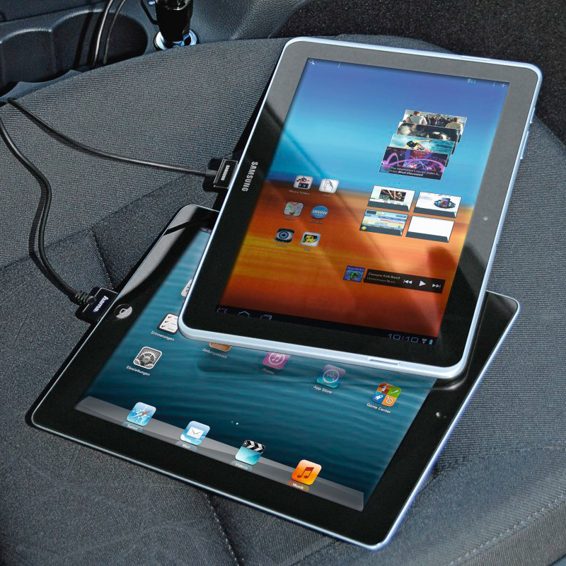 Hama Kfz-Ladegerät, 2-fach USB, 4.8 A, Schwarz