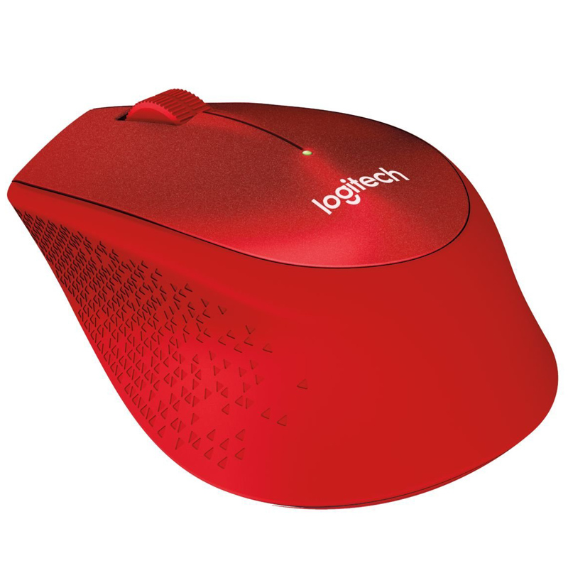 Logitech M330 Silent Plus Maus rot