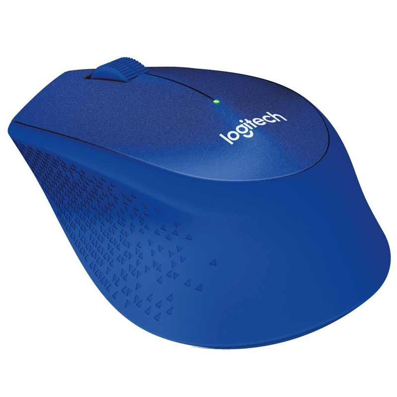 Logitech M330 Silent Plus Maus blau