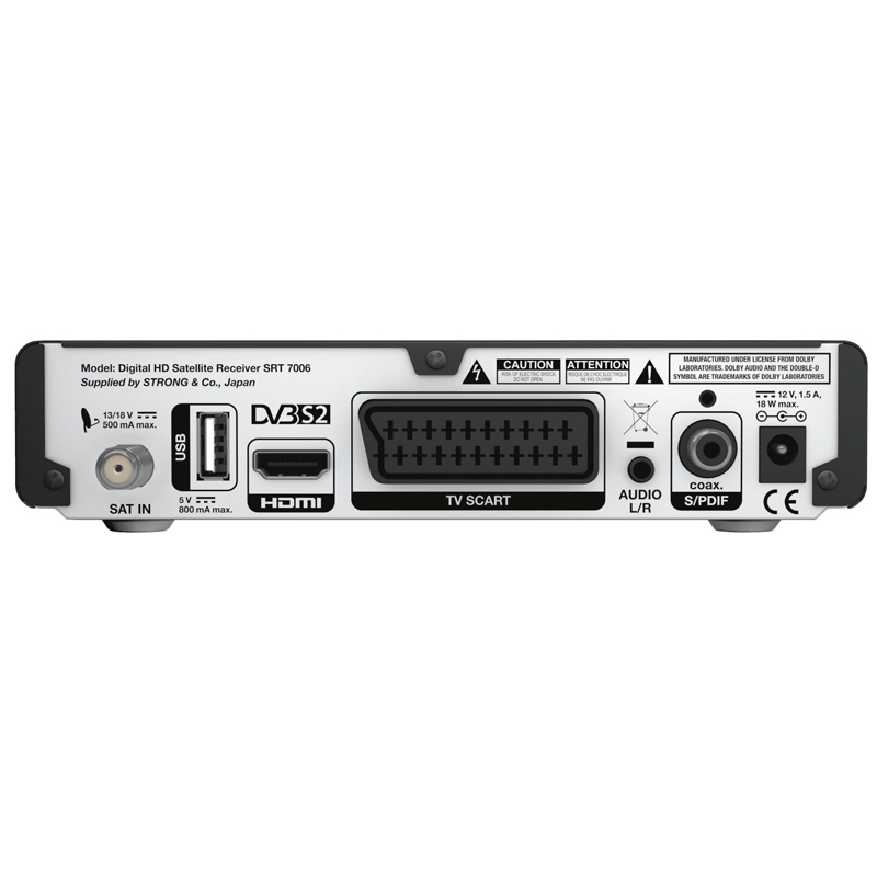 Strong SRT 7006 HD-SAT-Receiver Ausstellungsgerät