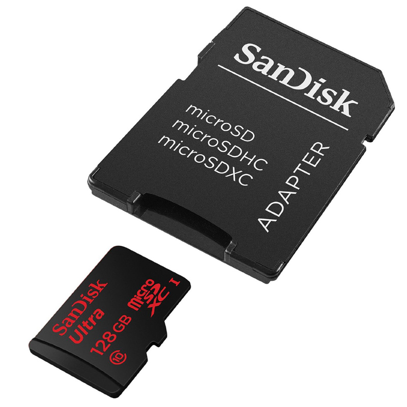 SanDisk Ultra Android microSDXC 128GB Speicherkarte + SD-Adapter