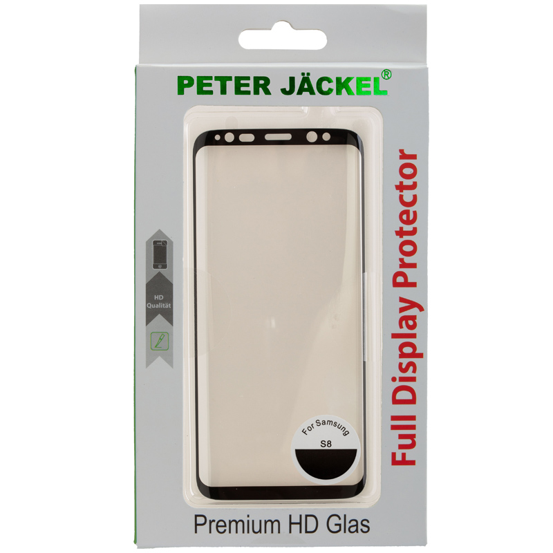 Peter Jäckel Full Display HD Glass Superb Plus für Samsung G950 Galaxy S8 Black