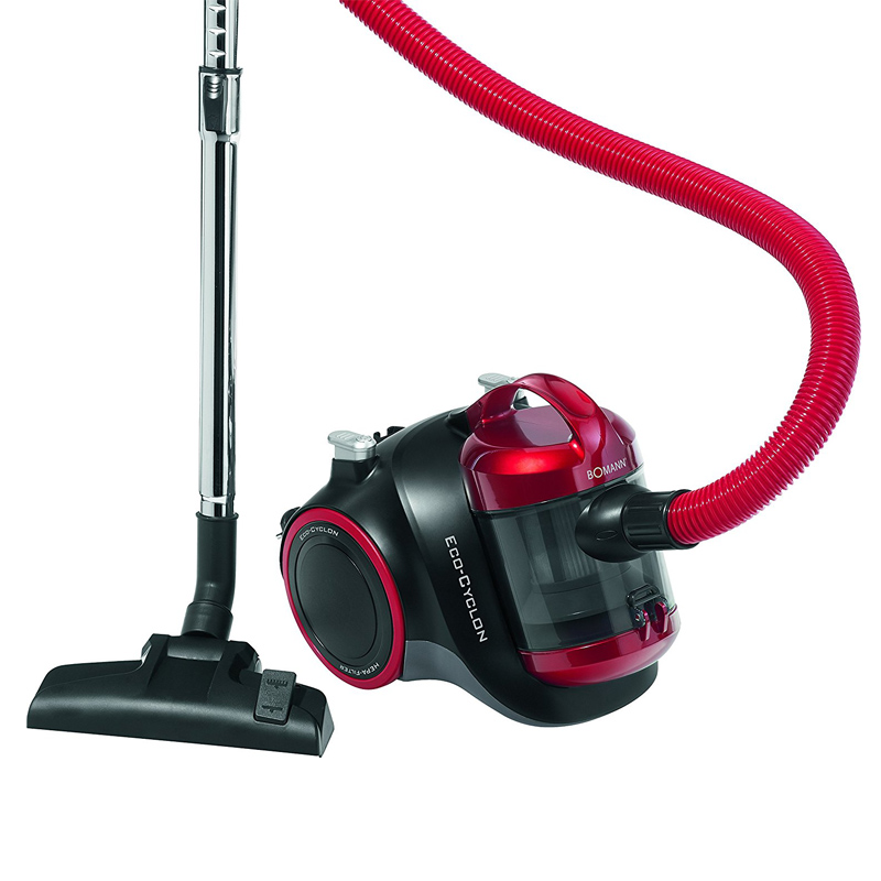 Bomann BS 9022 CB Bodenstaubsauger EEK A, ohne Beutel rot