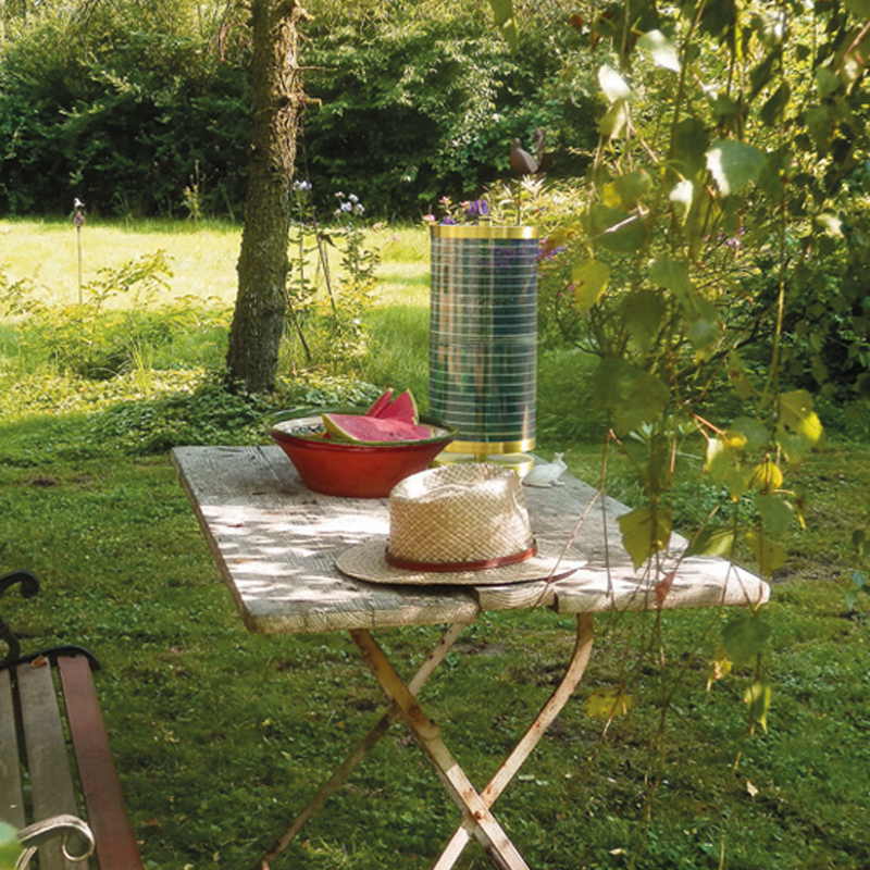 STOOL +SOL Tischleuchte hoch, Messing