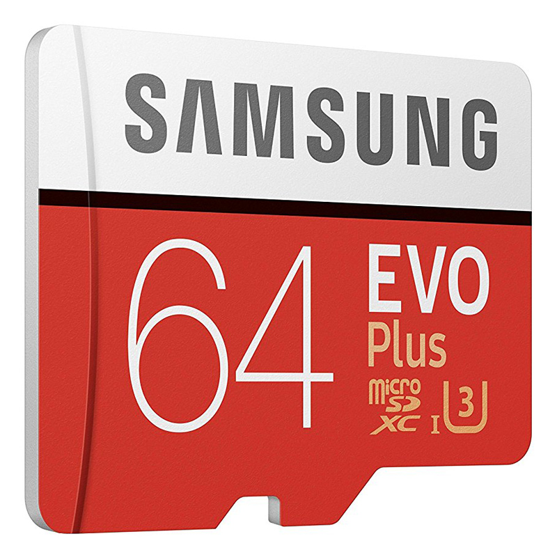 Samsung EVO+ 64GB microSDXC Card 2017 100MB/s + Adapter