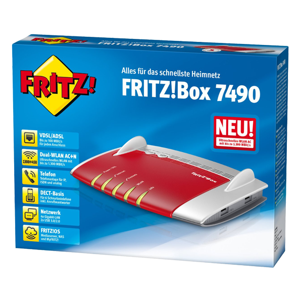 AVM FRITZ!box WLAN 7490 DSL-Router