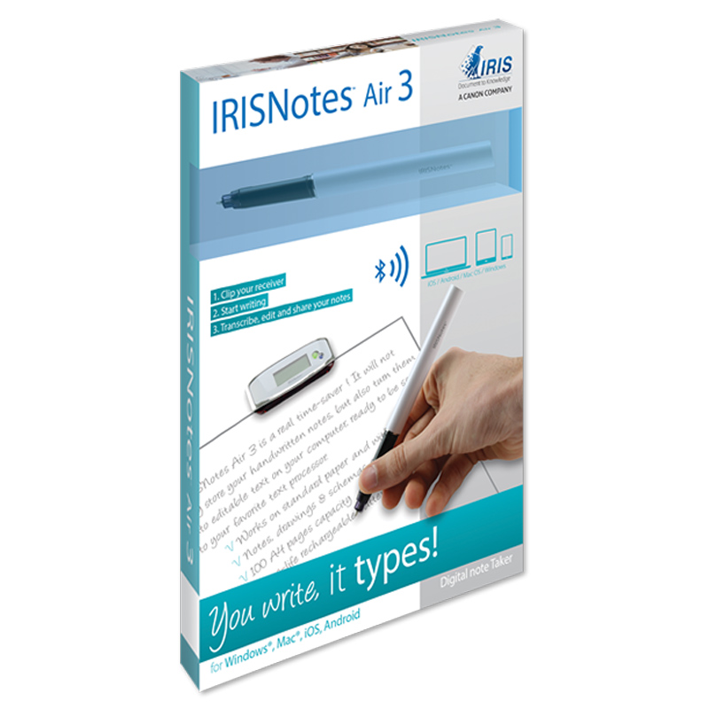 Canon IRISNotes Air 3 Win/Mac Bluetooth digitaler Stift