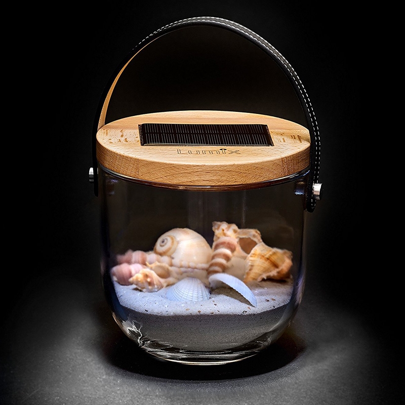 Krinner Lumix Deco Glass LED-Solarleuchte Basic