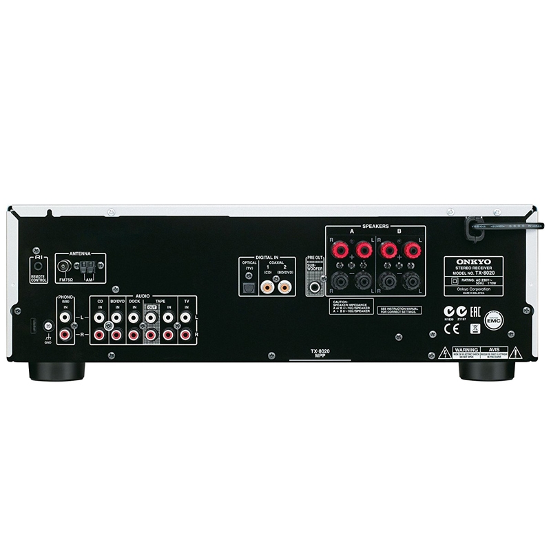 Onkyo TX-8020 Heimkino-Receiver silber