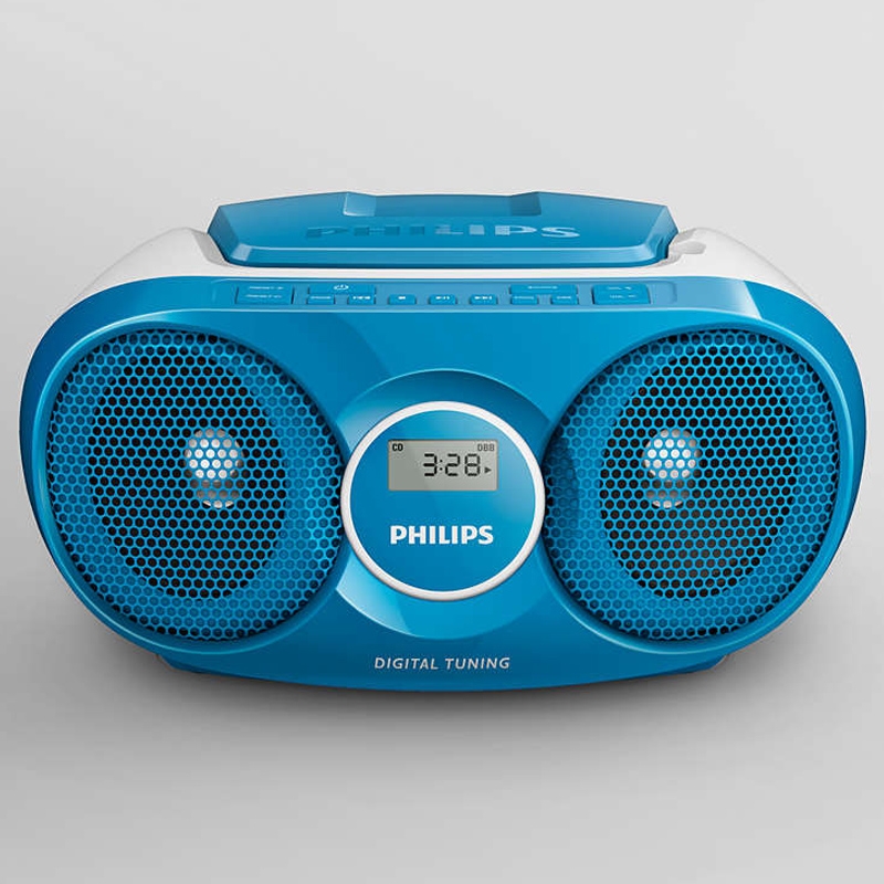 Philips AZ215N/12 CD-Radio lagunenblau