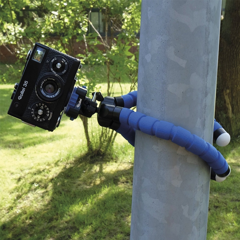 Rollei Monkey Pod - Biegsames Mini Stativ mit flexiblen Beinen rot