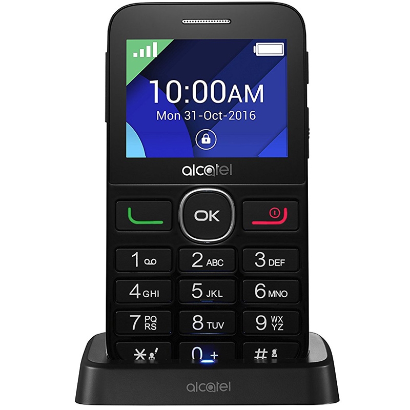 Alcatel 20.08G Seniorentelefon schwarz