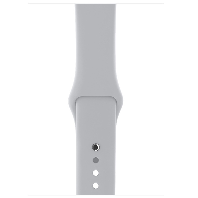 Apple Watch Series 3 38 mm Aluminiumgehäuse silber Sportarmband nebel