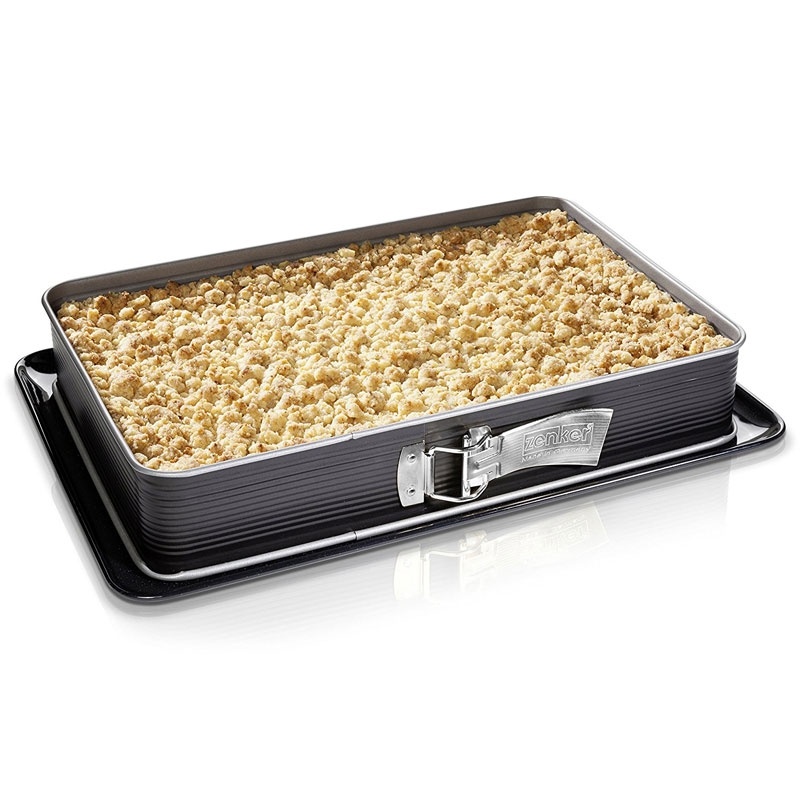 Zenker Rechteck Spring-Form Kuchentransportbox antihaftbeschichtet