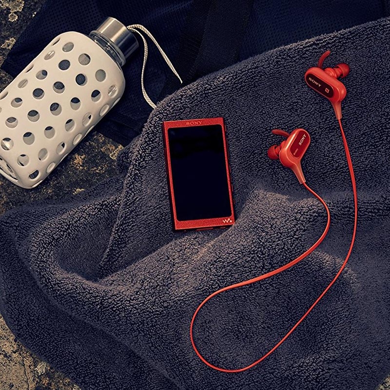 Sony MDR-XB50BSR kabelloser Sport-Kopfhörer rot