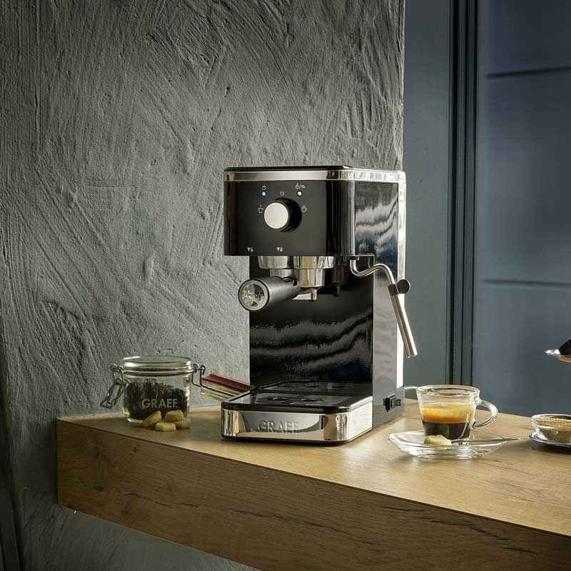 Graef ES 402 Salita + CM 202 Siebträgermaschine + Kaffeemühle schwarz