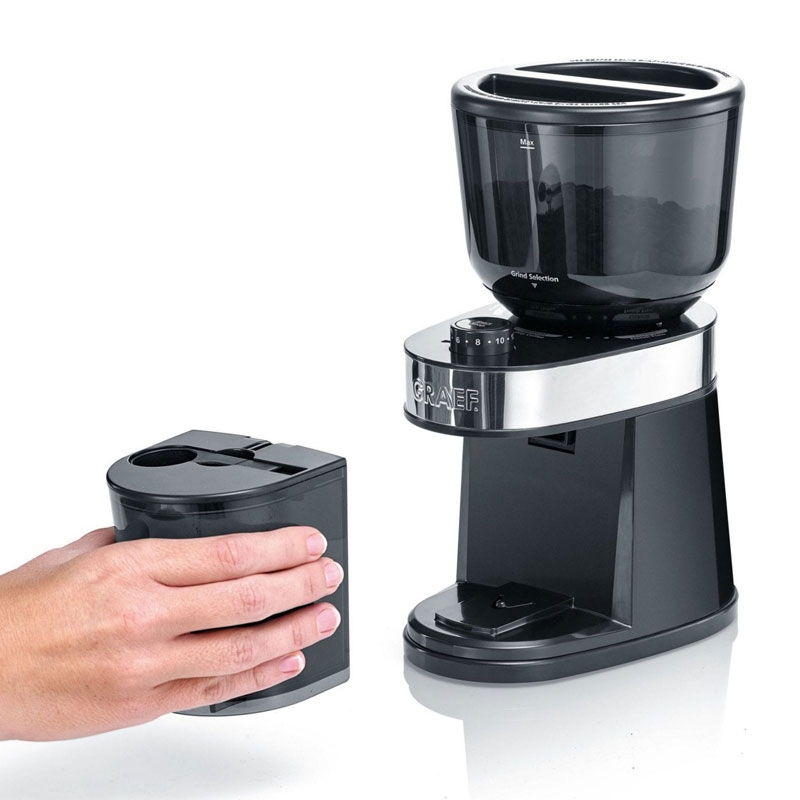 Graef ES 402 Salita + CM 202 Siebträgermaschine + Kaffeemühle schwarz