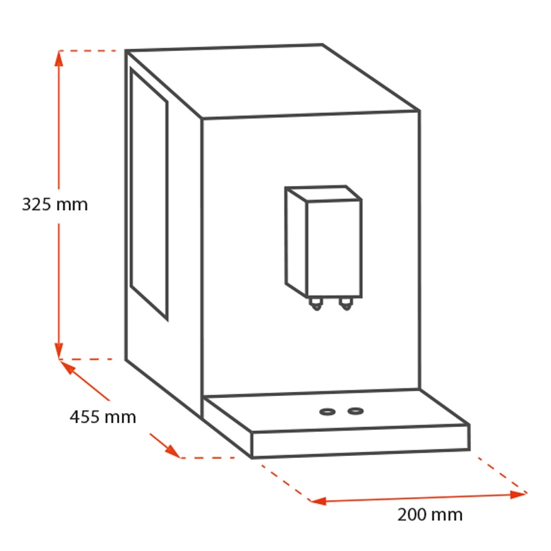 Melitta Purista F 230-101 Kaffeevollautomat mit flüsterleisem Kegelmahlwerk silber/schwarz