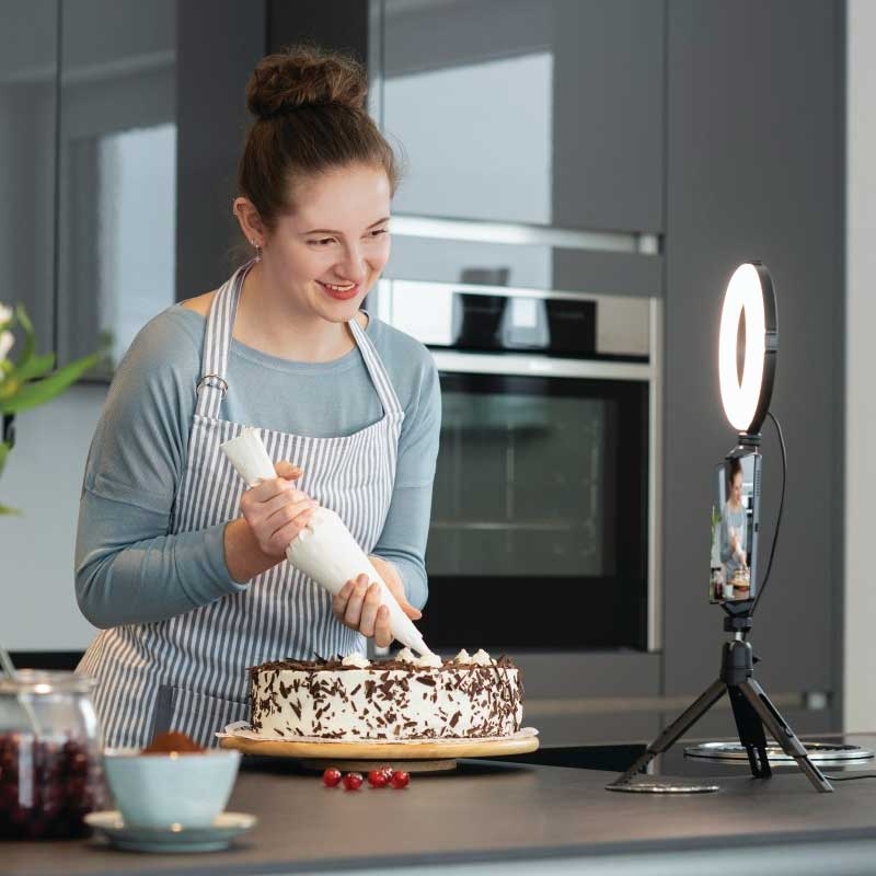 Hama LED-Ringleuchte SpotLight Work Area 67 Studio-Kit