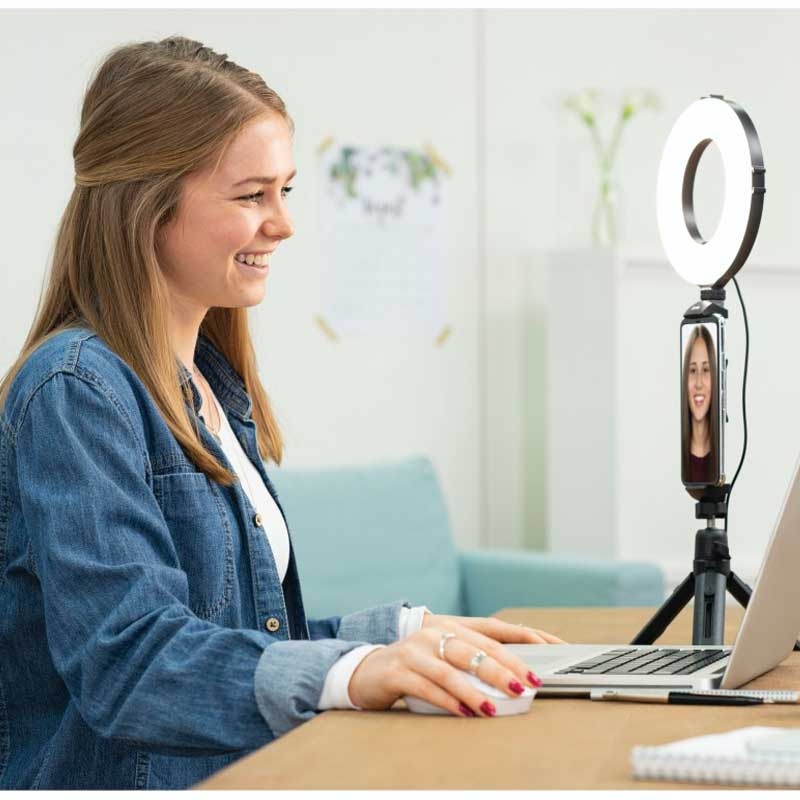 Hama LED-Ringleuchte SpotLight Work Area 67 Studio-Kit