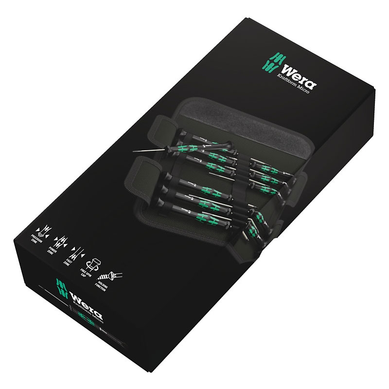 Wera Kraftform Micro-Set Schraubendrehersatz 12-tlg.