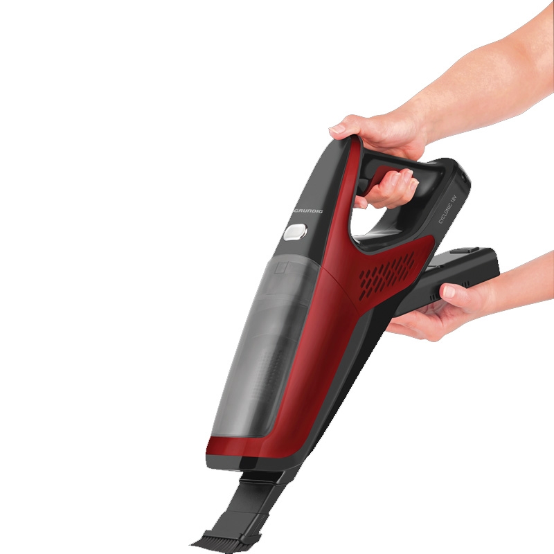 Grundig VCH 9931 2 in 1 Akku- und Handstaubsauger schwarz/rot