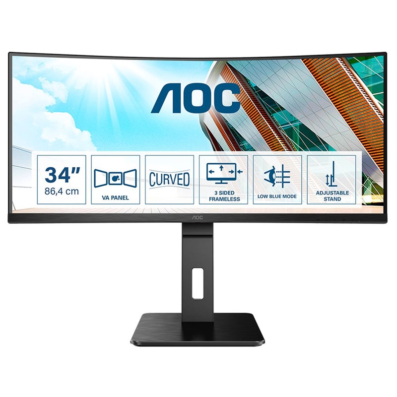 AOC P2 CU34P2A 86,4 cm (34 Zoll) Curved-UltraWide-LED-Monitor