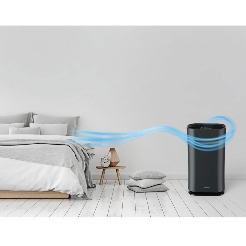 Hama Luftreiniger Basic mit 4-fach-Filter für Viren, Bakterien, Pollen etc.