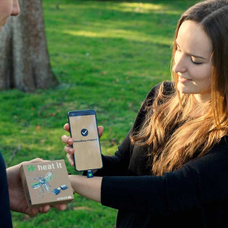 Heat It - Smarte Behandlung von Insektenstichen (für Android)
