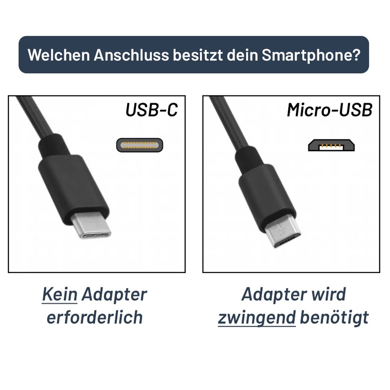 Heat It Adapter micro USB auf Type C