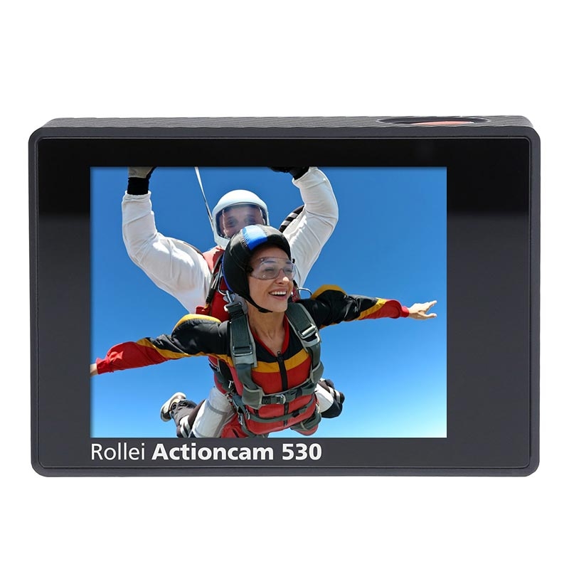 Rollei Actioncam 530 WiFi Action Cam mit 4k Video Auflösung silber