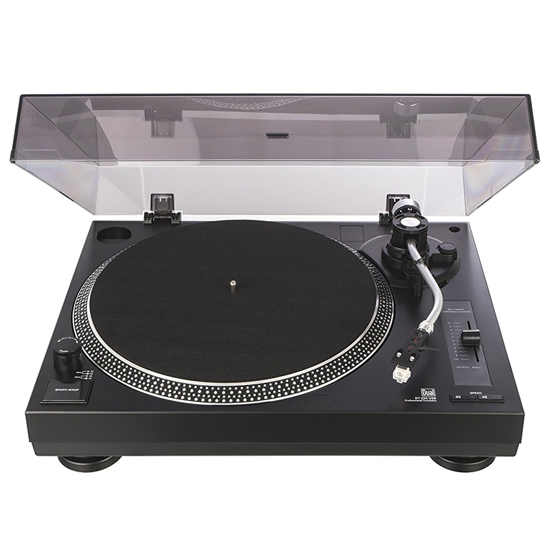 Dual DT 250 USB Plattenspieler schwarz