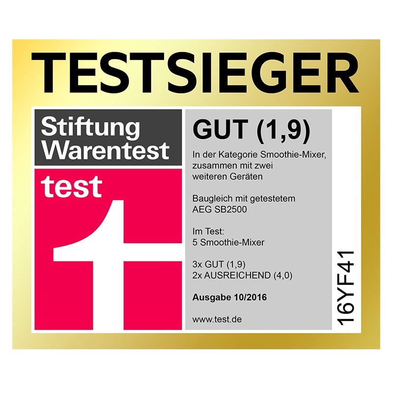 AEG PerfectMix SB4PS Mini Mixer mit 0,4 PS-Power-Motor