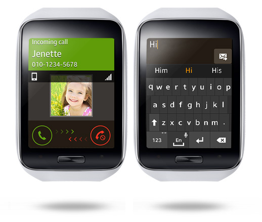 Samsung Galaxy Gear S Smartwatch white