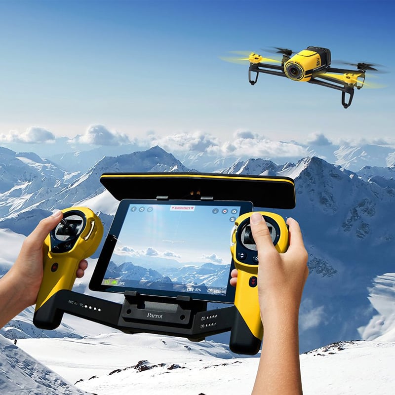 Parrot Bebop Drone + Skycontroller Gelb Ausstellungsgerät