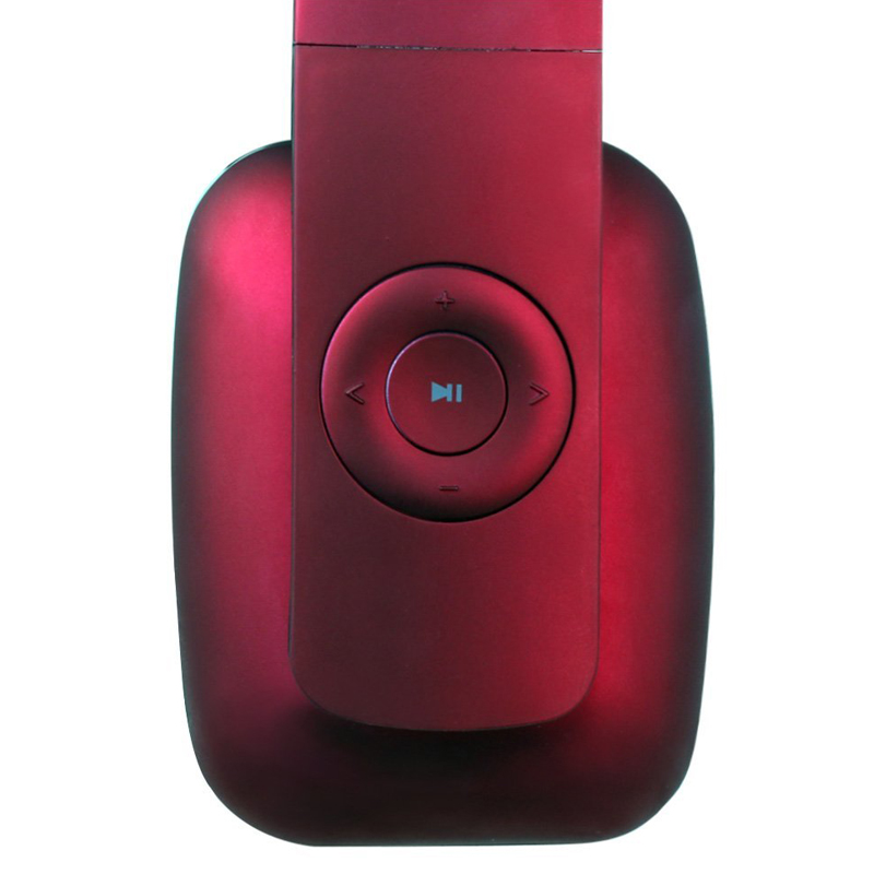 August EP636R Bluetooth v4.0 NFC Kopfhörer rot