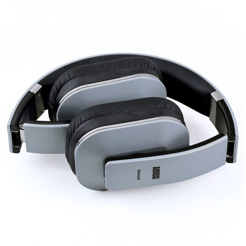 August EP650S Bluetooth NFC Kopfhörer silber