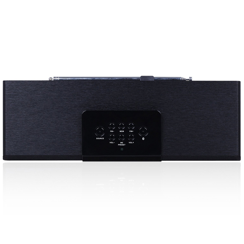 August SE50 30W Bluetooth Lautsprecher mit UKW Radio schwarz