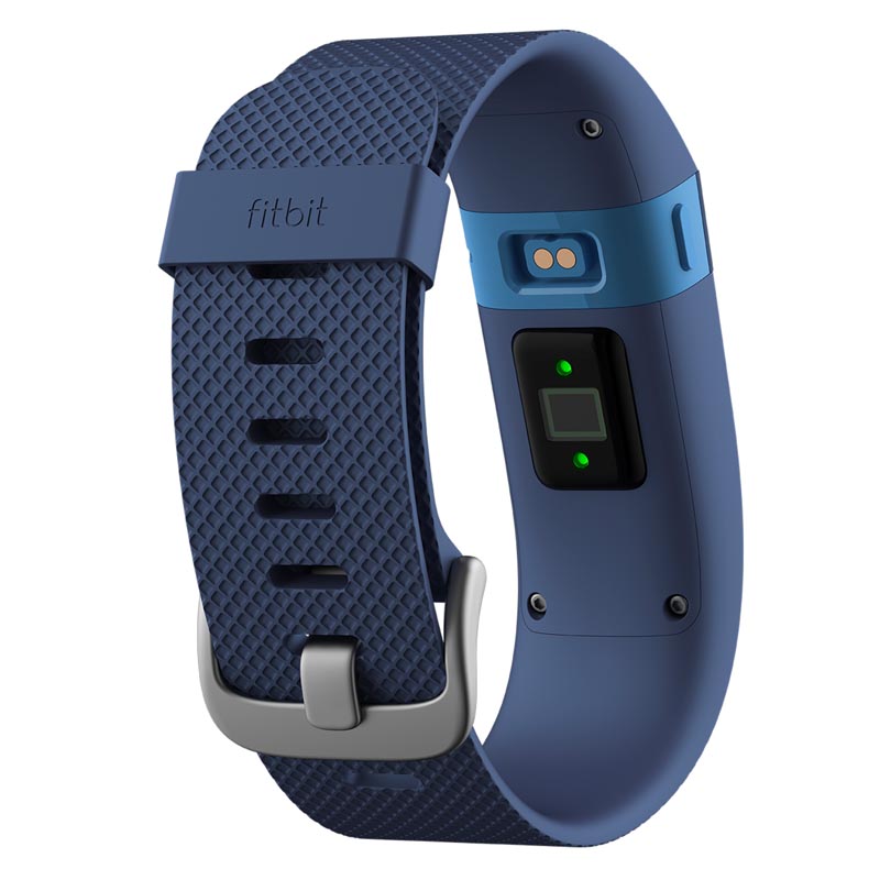 Fitbit Charge HR, Fitness-Armband mit Smartwatchfunktionen und Pulsfreqzuenz Large blau