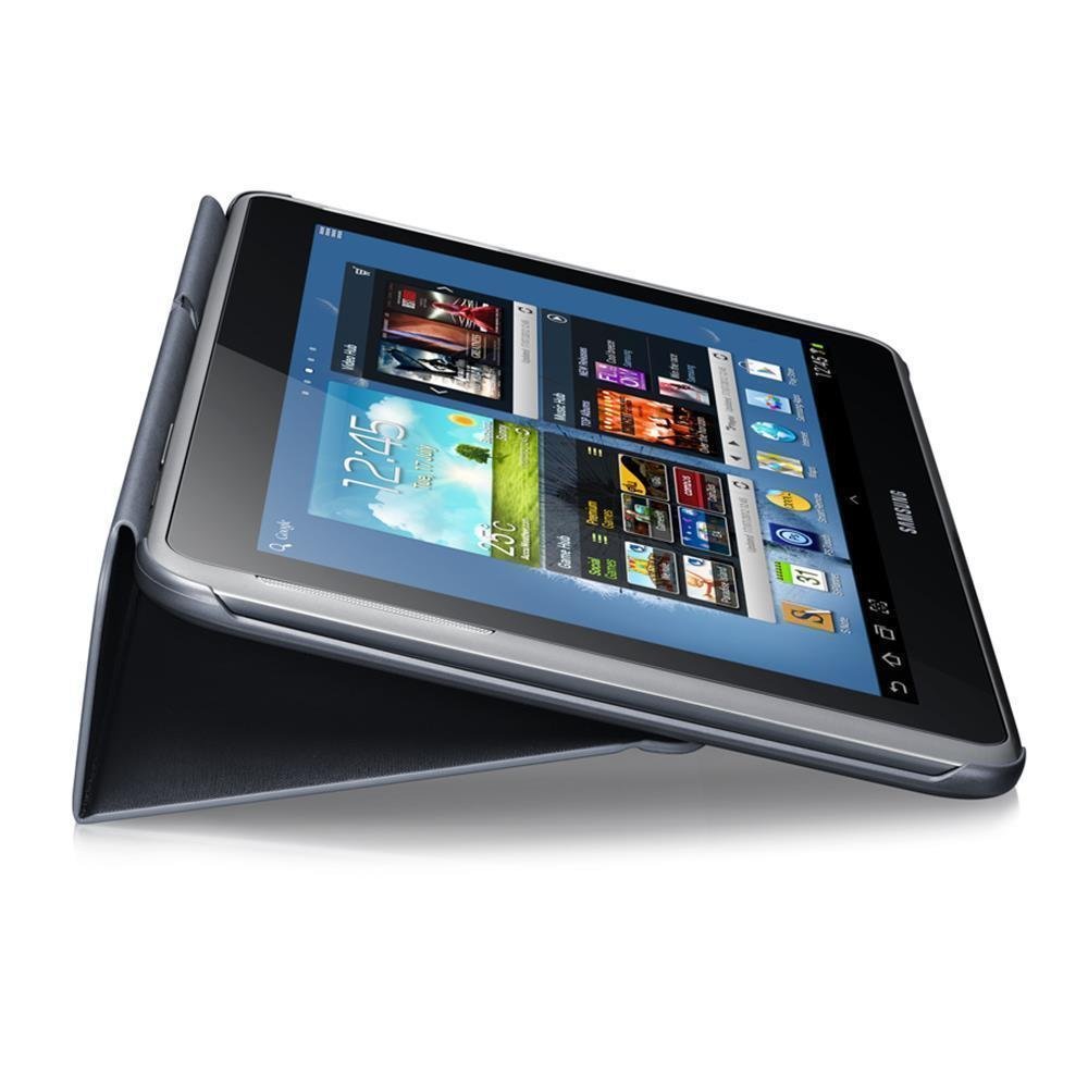 Samsung Cover Note Diary Design anthrazit für Note N8000 / N8010