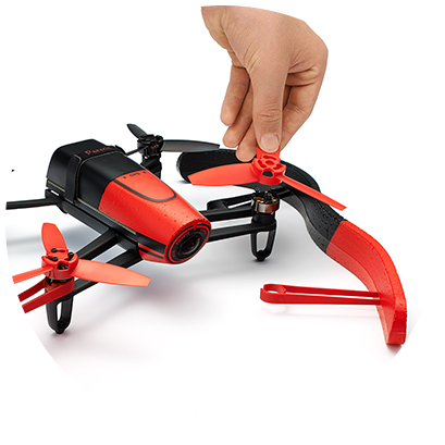 Parrot Bebop Drone + Skycontroller Rot