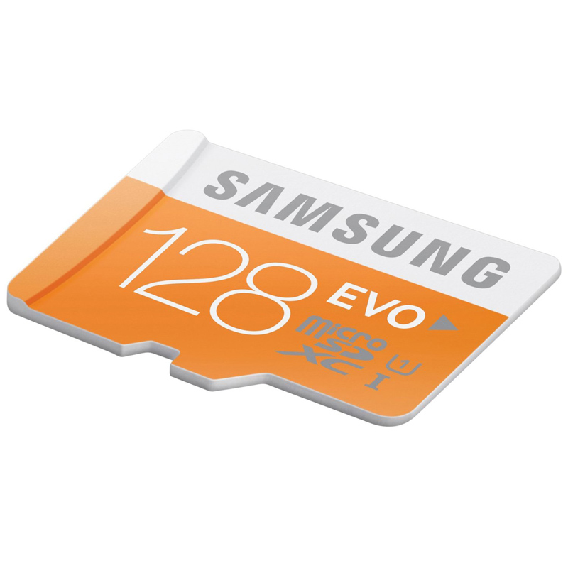 Samsung EVO 128GB micro SDXC Card 48MB/s + Adapter