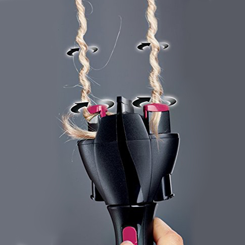 BaByliss Twist Secret TW1000E Lockenstab schwarz-pink Ausstellungsgerät