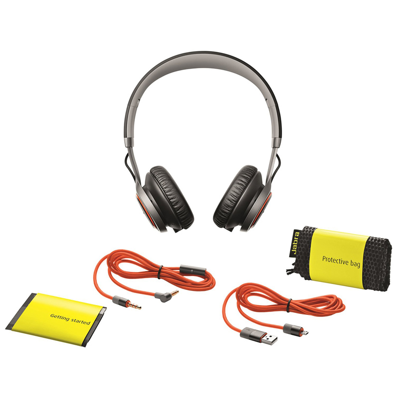 Jabra Revo Wireless Bluetooth On-Ear-Kopfhörer schwarz