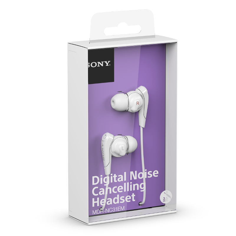 Sony MDR-NC31EM Headset weiss