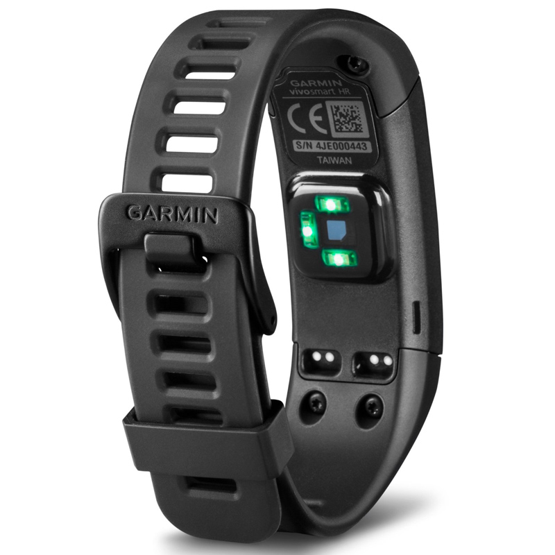 Garmin vivosmart HR Fitnessarmband large schwarz