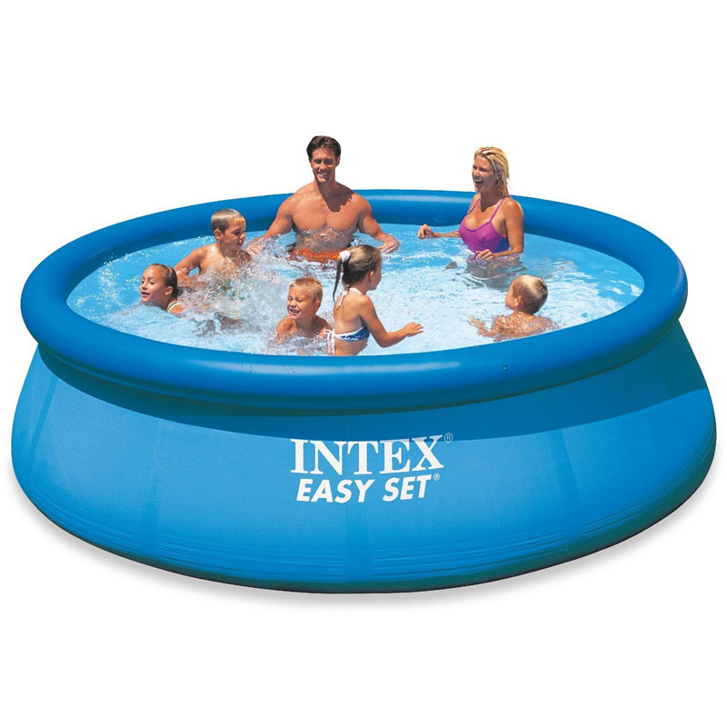 Intex Aufstellpool Easy Set Pools, Blau, 366 x 91 cm